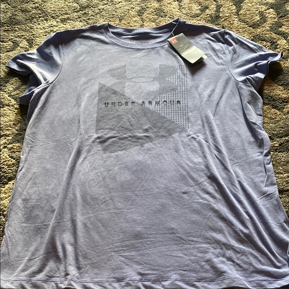 Under Armour Purple Short Sleeve Tee Casual Comfort